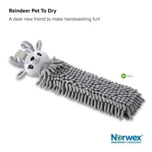 Norwex Kids Pet-to-Dry Reindeer, Ltd ed